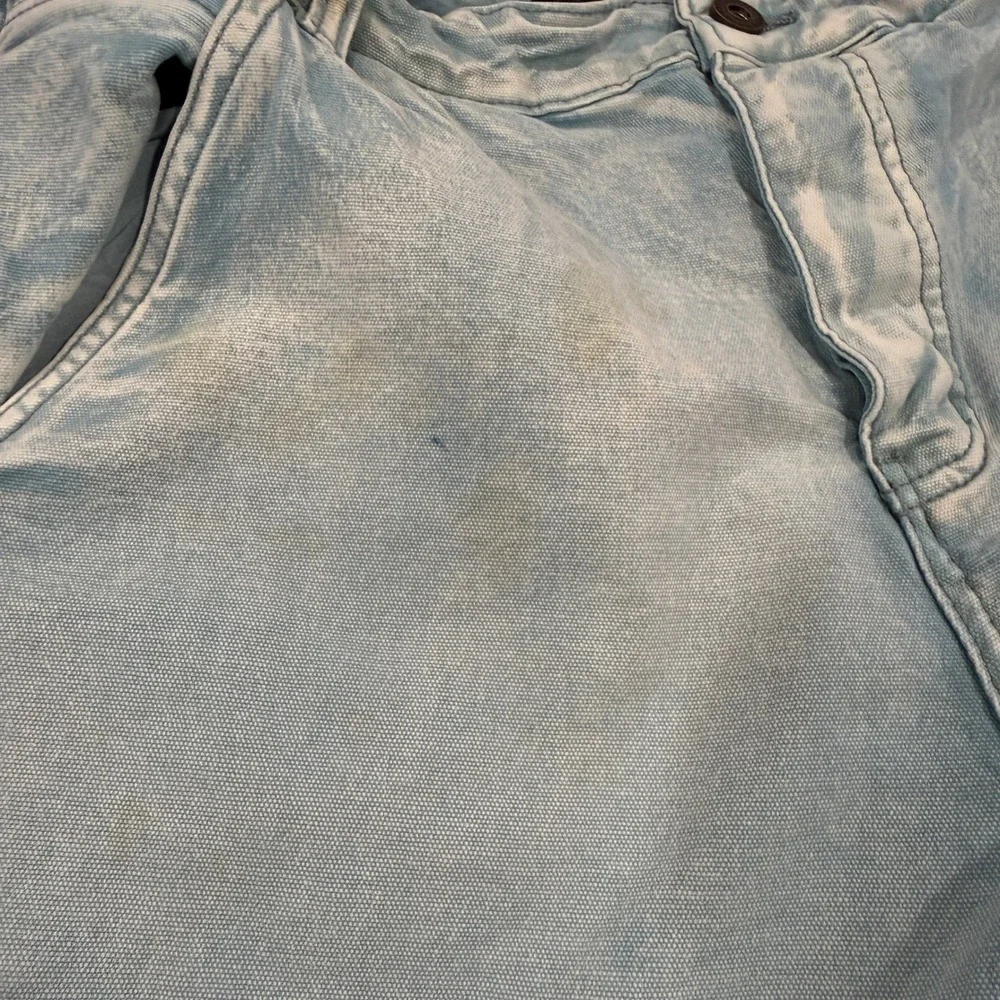 New* Valabasas Star Distressed Jeans Womens 38 Light Blue‎ Frayed Hem Streetwear